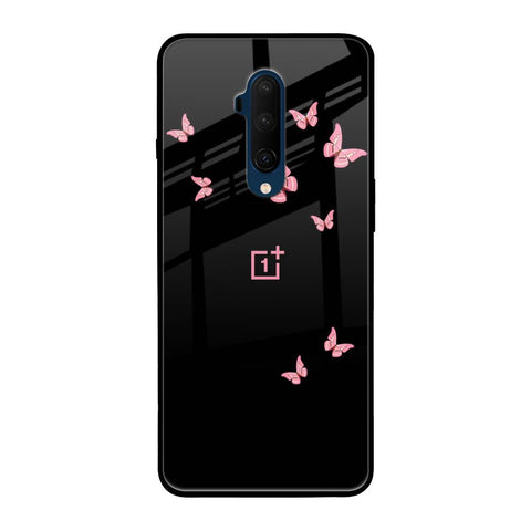 Fly Butterfly OnePlus 7T Pro Glass Back Cover Online