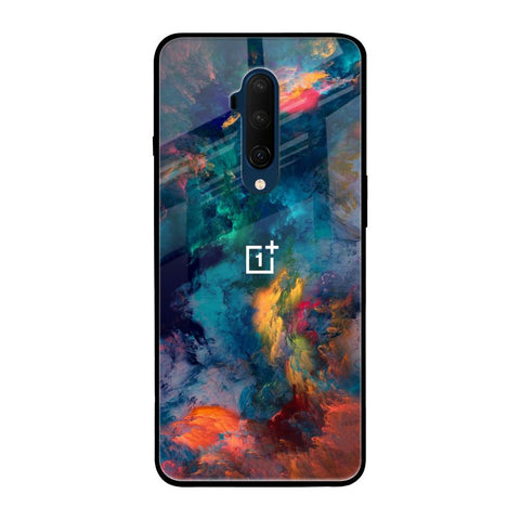 Colored Storm OnePlus 7T Pro Glass Back Cover Online