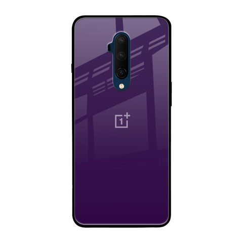 Dark Purple OnePlus 7T Pro Glass Back Cover Online
