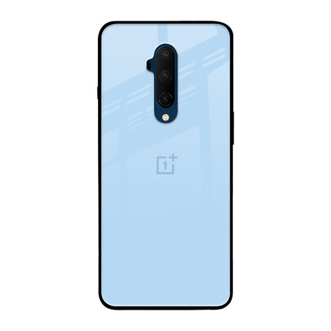 Pastel Sky Blue OnePlus 7T Pro Glass Back Cover Online
