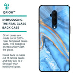 Vibrant Blue Marble Glass Case for OnePlus 7T Pro