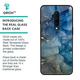 Blue Cool Marble Glass Case for OnePlus 7T Pro