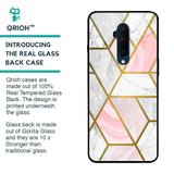 Geometrical Marble Glass Case for OnePlus 7T Pro