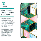 Seamless Green Marble Glass Case for OnePlus 7T Pro
