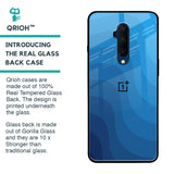Blue Wave Abstract Glass Case for OnePlus 7T Pro