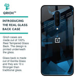Polygonal Blue Box Glass Case For OnePlus 7T Pro