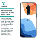 Wavy Color Pattern Glass Case for OnePlus 7T Pro