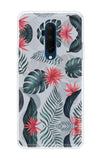 Retro Floral Leaf OnePlus 7T Pro Back Cover