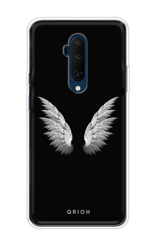 White Angel Wings OnePlus 7T Pro Back Cover