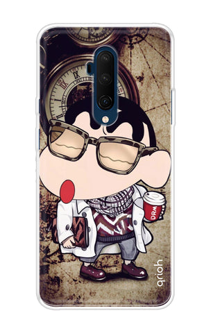Nerdy Shinchan OnePlus 7T Pro Back Cover