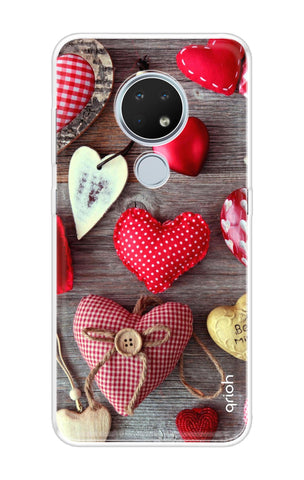 Valentine Hearts Nokia 6.2 Back Cover