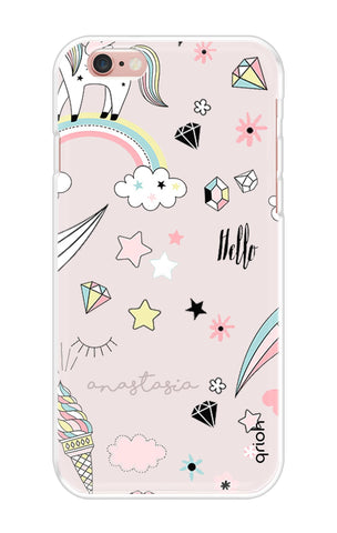 Unicorn Doodle iPhone 6s Plus Back Cover