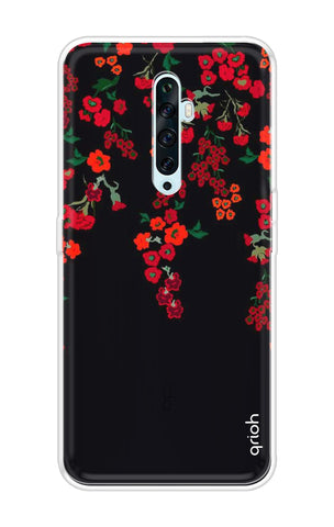 Floral Deco Oppo Reno2 F Back Cover