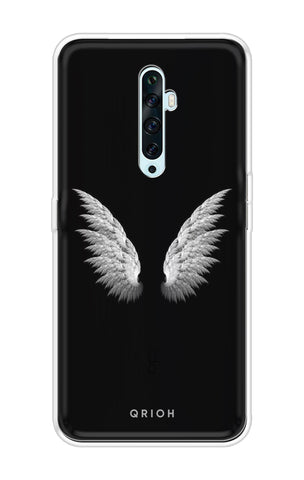 White Angel Wings Oppo Reno2 F Back Cover