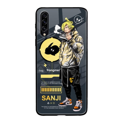 Cool Sanji Samsung Galaxy A70s Glass Back Cover Online