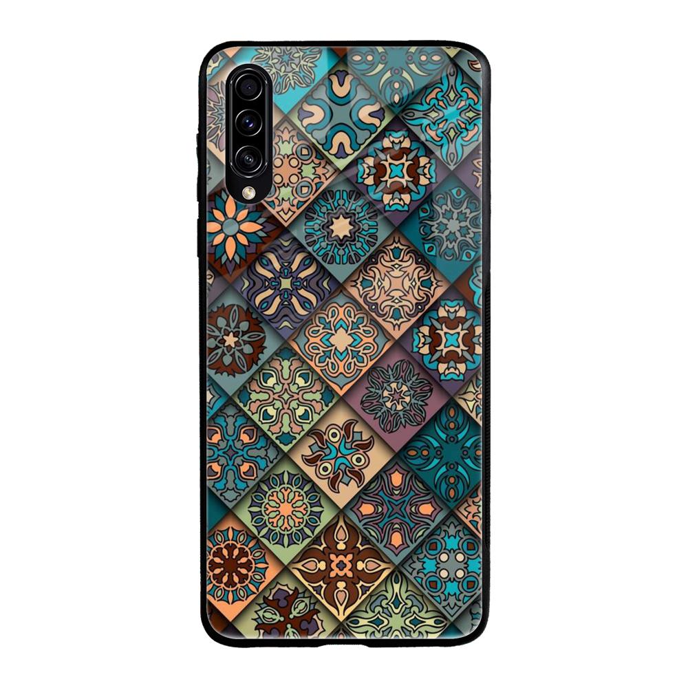 Retro Art Samsung Galaxy A70s Glass Back Cover Online