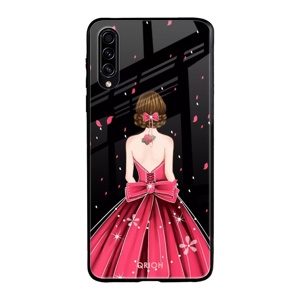 Fashion Princess Samsung Galaxy A70s Glass Back Cover Online
