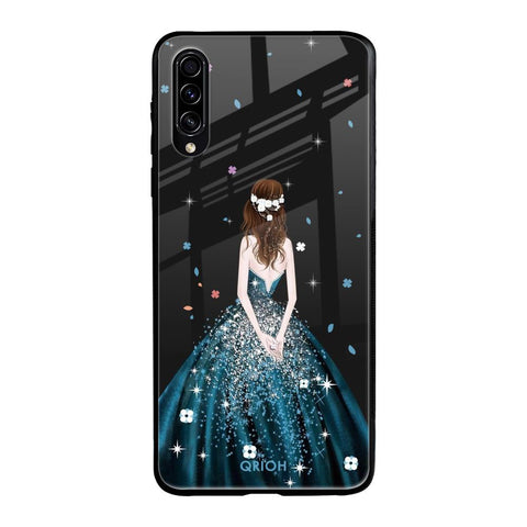 Queen Of Fashion Samsung Galaxy A70s Glass Back Cover Online