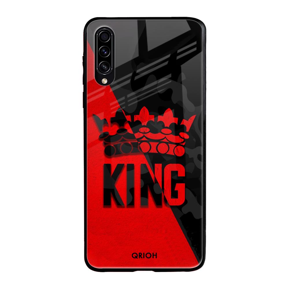 I Am A King Samsung Galaxy A70s Glass Back Cover Online