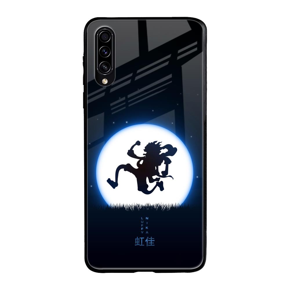 Luffy Nika Samsung Galaxy A70s Glass Back Cover Online