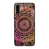 Floral Mandala Samsung Galaxy A70s Glass Back Cover Online