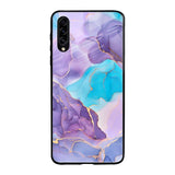 Alcohol ink Marble Samsung Galaxy A70s Glass Back Cover Online