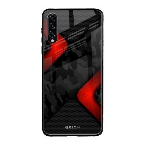 Modern Camo Abstract Samsung Galaxy A70s Glass Back Cover Online