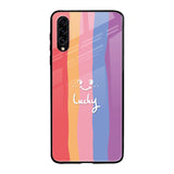 Lucky Abstract Samsung Galaxy A70s Glass Back Cover Online