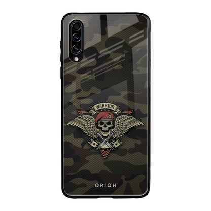 Army Warrior Samsung Galaxy A70s Glass Back Cover Online