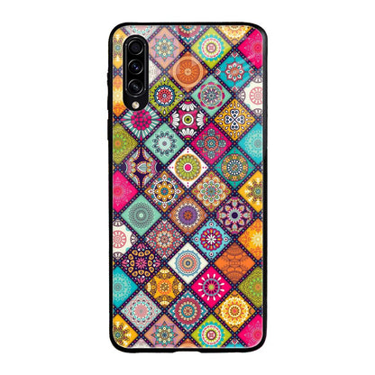 Multicolor Mandala Samsung Galaxy A70s Glass Back Cover Online
