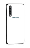 Arctic White Glass Case for Samsung Galaxy A70s