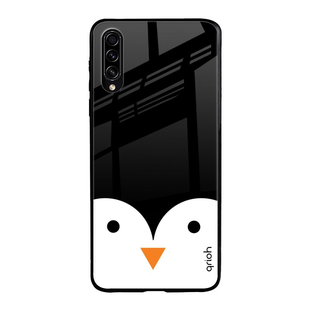 Cute Penguin Samsung Galaxy A70s Glass Cases & Covers Online