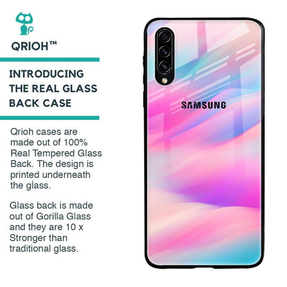 Colorful Waves Glass case for Samsung Galaxy A70s