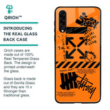 Anti Social Club Glass Case for Samsung Galaxy A70s