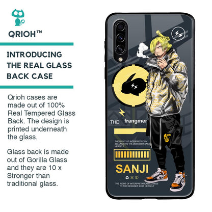 Cool Sanji Glass Case for Samsung Galaxy A70s