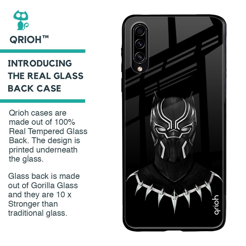 Dark Superhero Glass Case for Samsung Galaxy A70s
