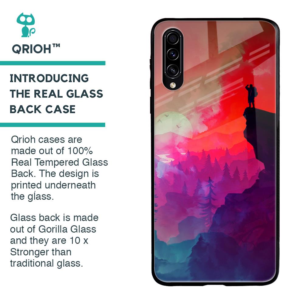 Dream So High Glass Case For Samsung Galaxy A70s