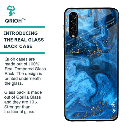 Gold Sprinkle Glass case for Samsung Galaxy A70s