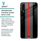 Vertical Stripes Glass Case for Samsung Galaxy A70s