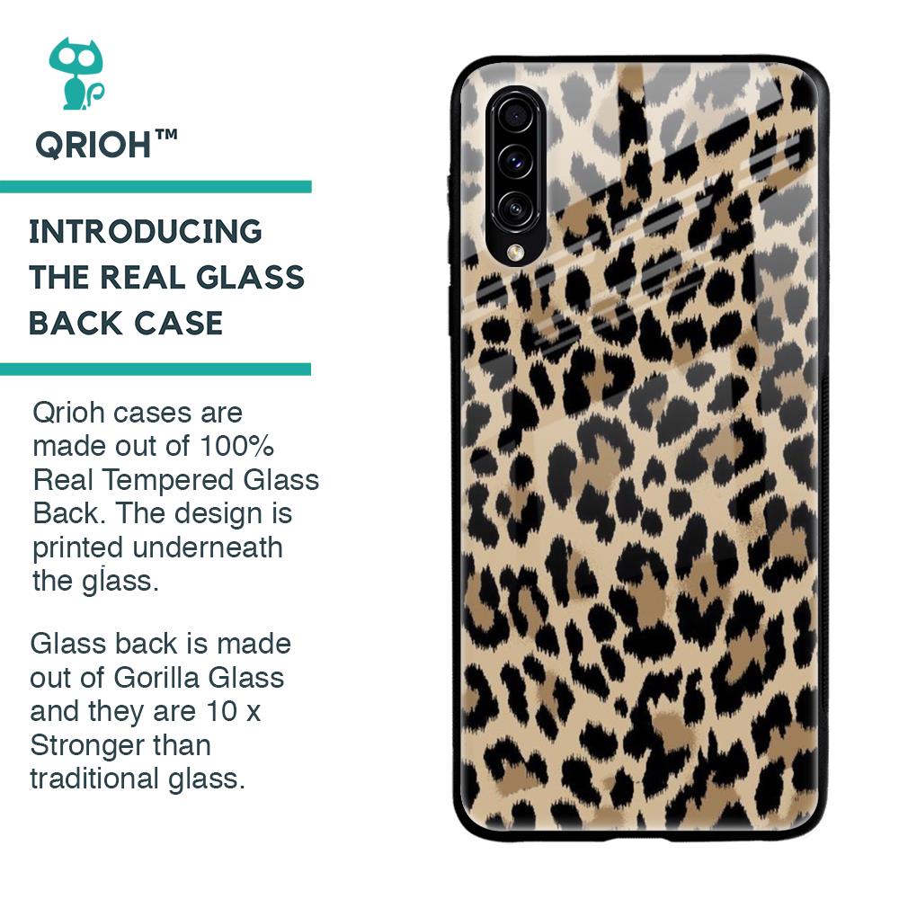 Leopard Seamless Glass Case For Samsung Galaxy A70s