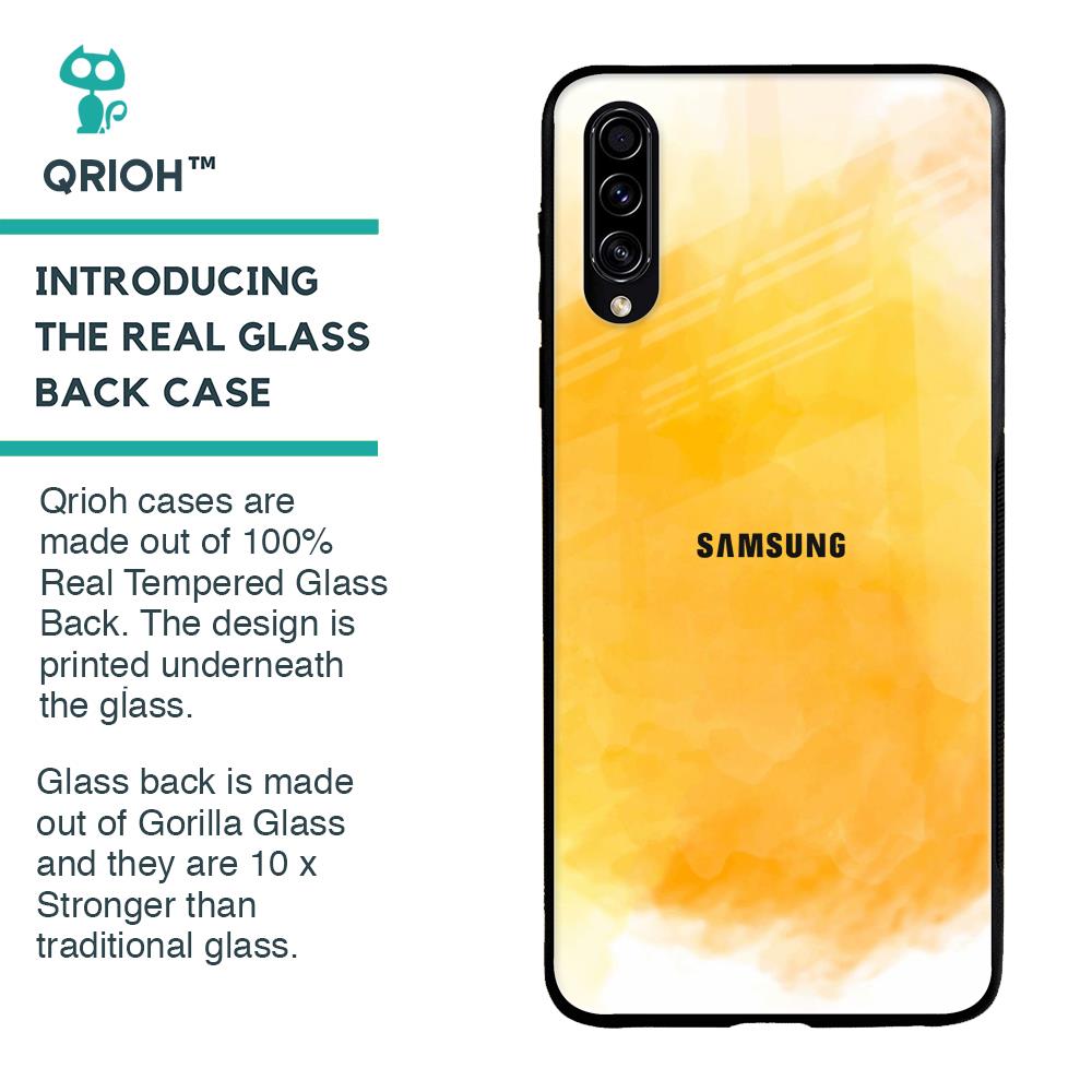 Rustic Orange Glass Case for Samsung Galaxy A70s