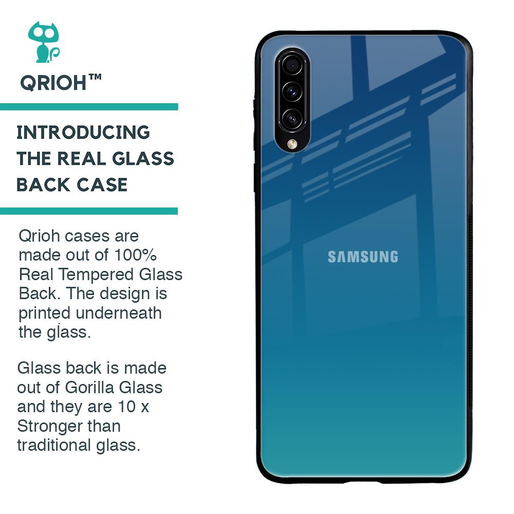 Celestial Blue Glass Case For Samsung Galaxy A70s