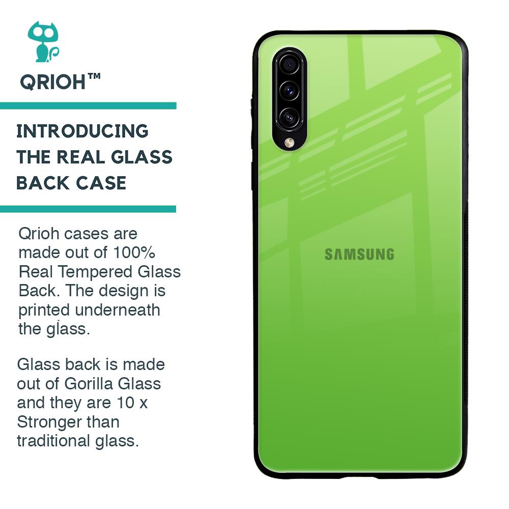 Paradise Green Glass Case For Samsung Galaxy A70s