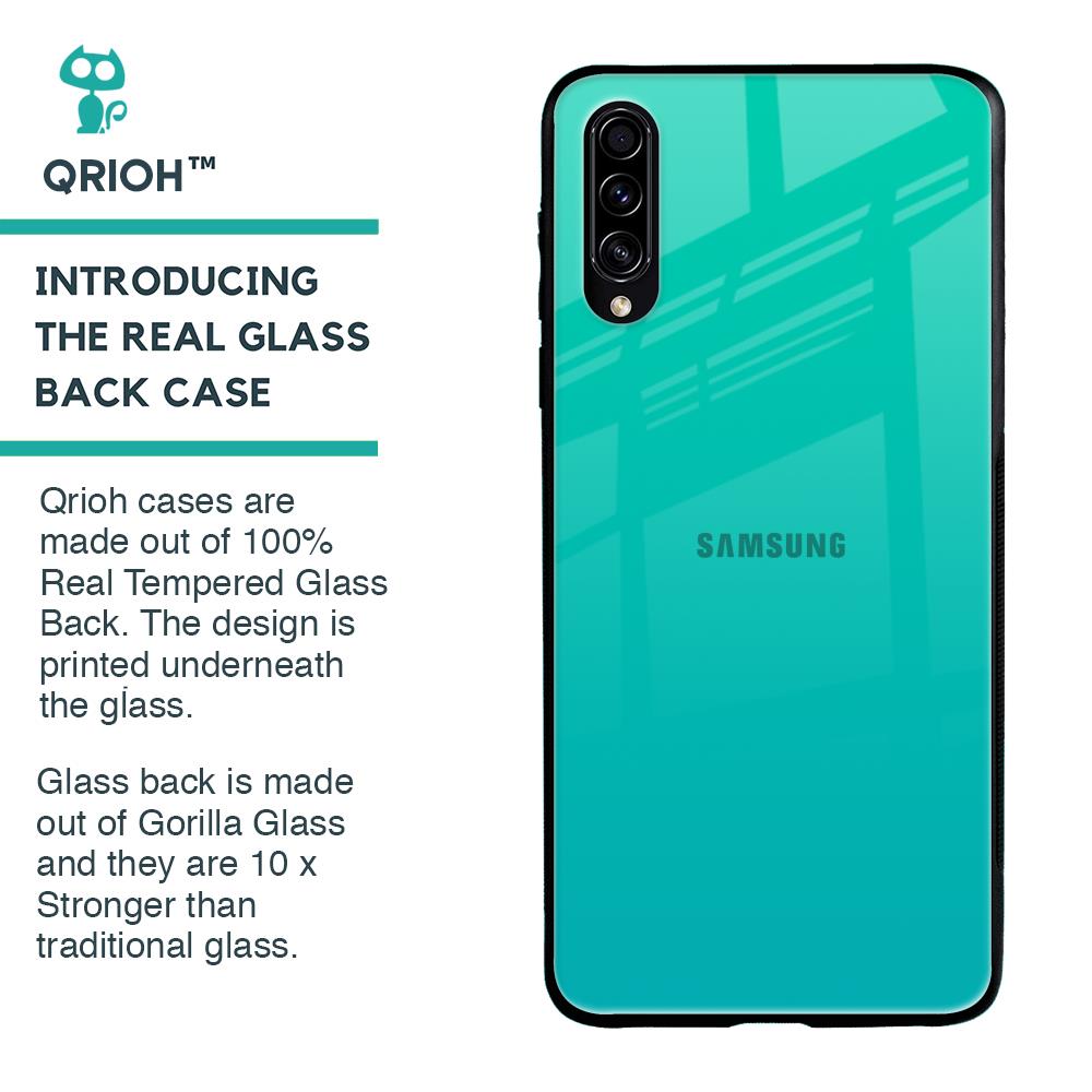 Cuba Blue Glass Case For Samsung Galaxy A70s