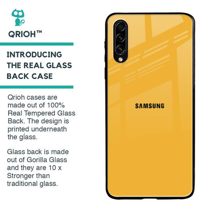 Fluorescent Yellow Glass case for Samsung Galaxy A70s