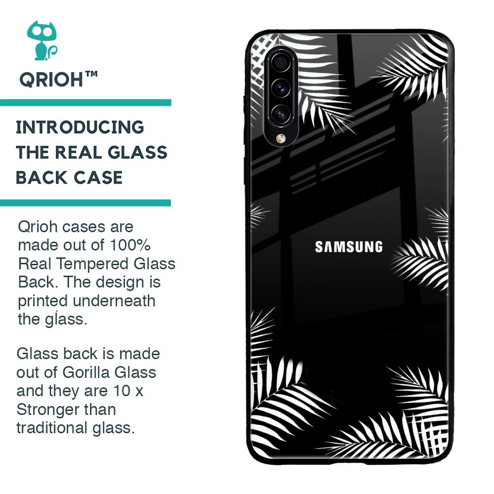Zealand Fern Design Glass Case For Samsung Galaxy A70s