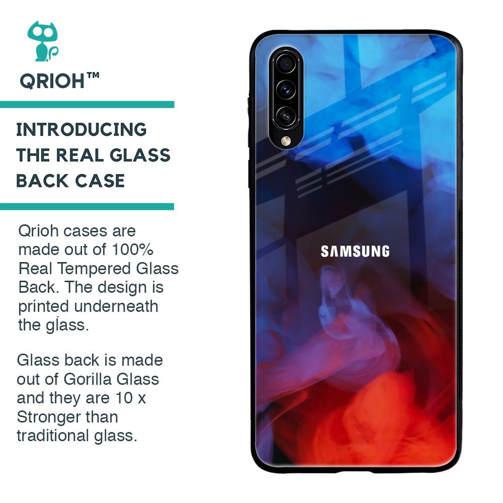 Dim Smoke Glass Case for Samsung Galaxy A70s
