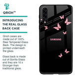 Fly Butterfly Glass Case for Samsung Galaxy A70s