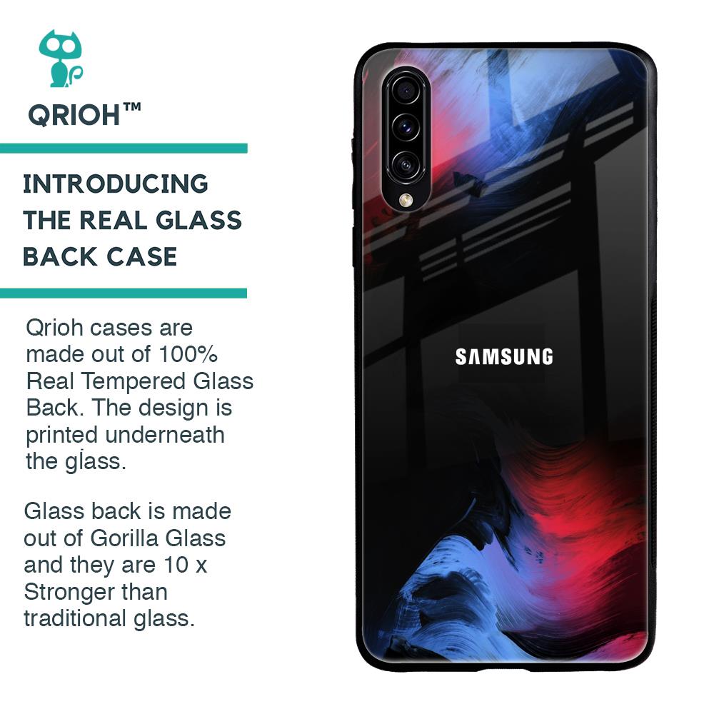 Fine Art Wave Glass Case for Samsung Galaxy A70s