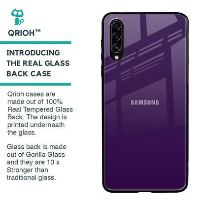 Dark Purple Glass Case for Samsung Galaxy A70s